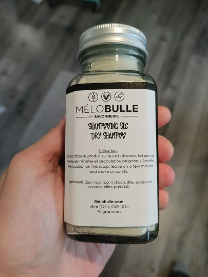 Shampoing sec (huile essentielle de pamplemousse) - Mélo Bulle
